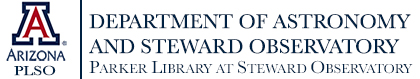 PLSO  | Parker Library at Steward Observatory | Home